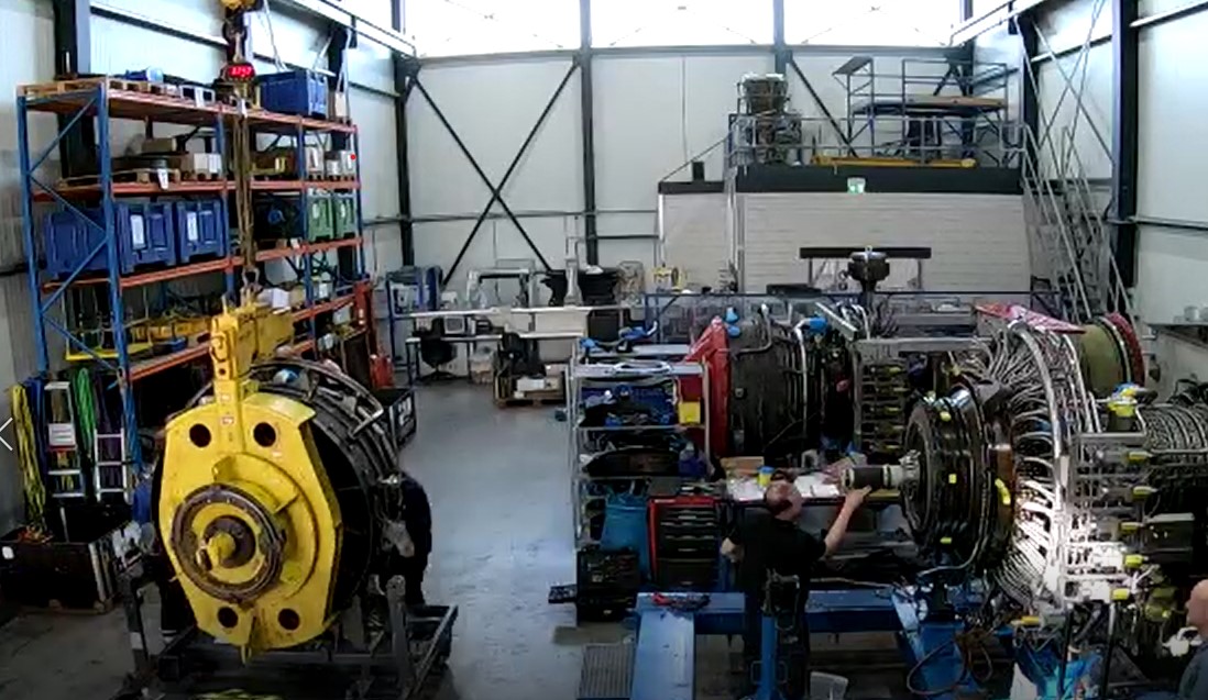 MFS shop services: LM6000 combustor exchange