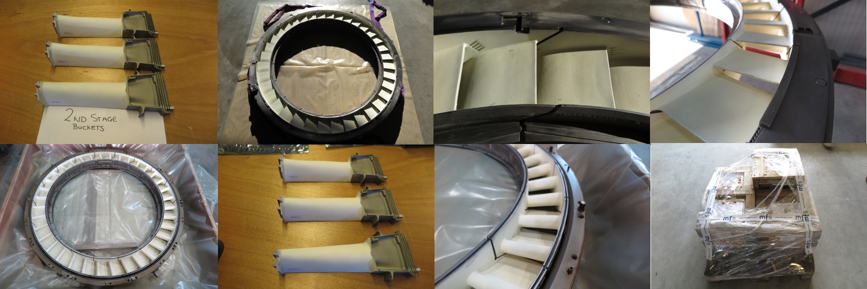 Parts repair Frame 6B gas turbine!