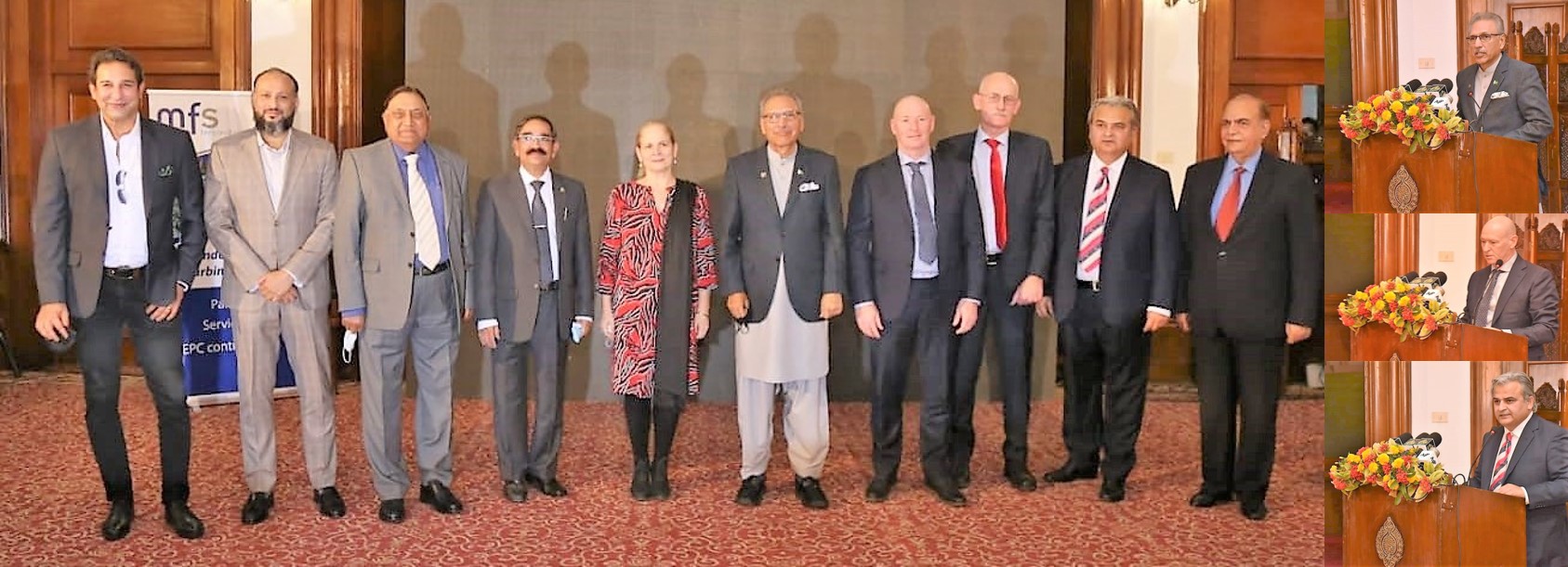 Launching ceremony MFS Pakistan in presence of President Dr. Arif Alvi