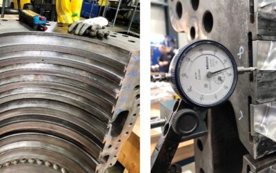Assembly compressor casing with new stator vanes