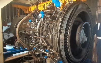 MFS Field Service: LM2500, LPT stage 1 blade replacement