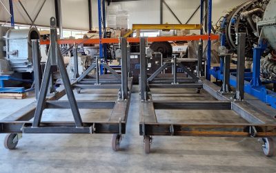 MFS Parts & Tooling – LM5000 dolly’s in progress