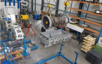MFS Workshop – LM2500 preparing for transport