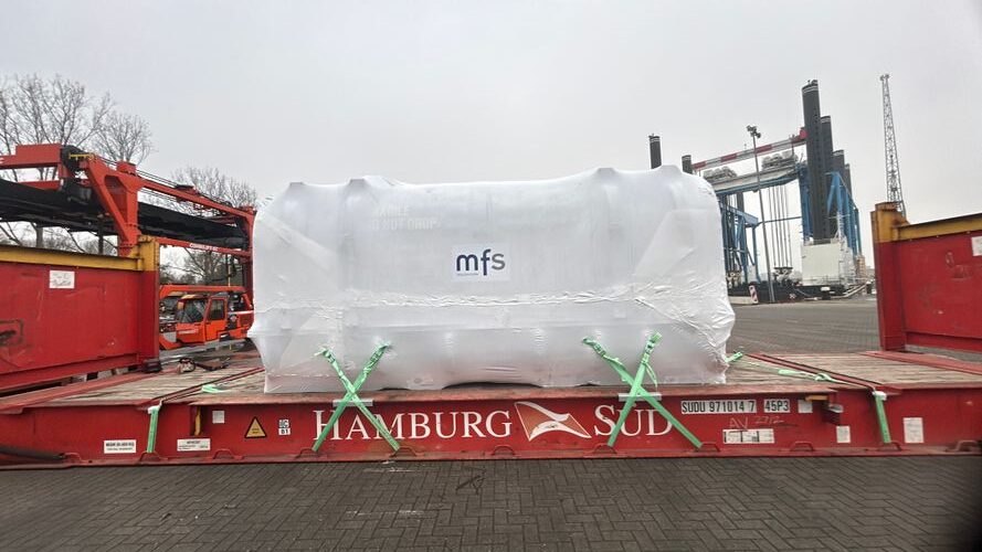 MFS Workshop – LM5000 ready for transport to the customer