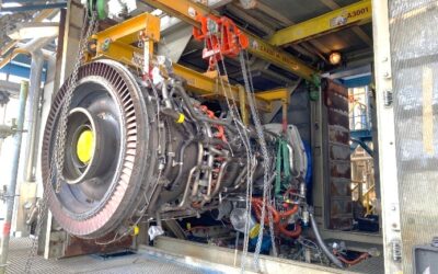 MFS Field Service – LM2500 installation after combustor exchange