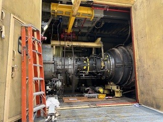 MFS Field Service – LM5000 gas generation installation