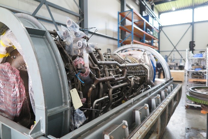 MFS Workshop – LM2500 Assembly After Hot-Section Repair